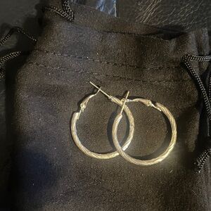 Silver Hoop Earrings